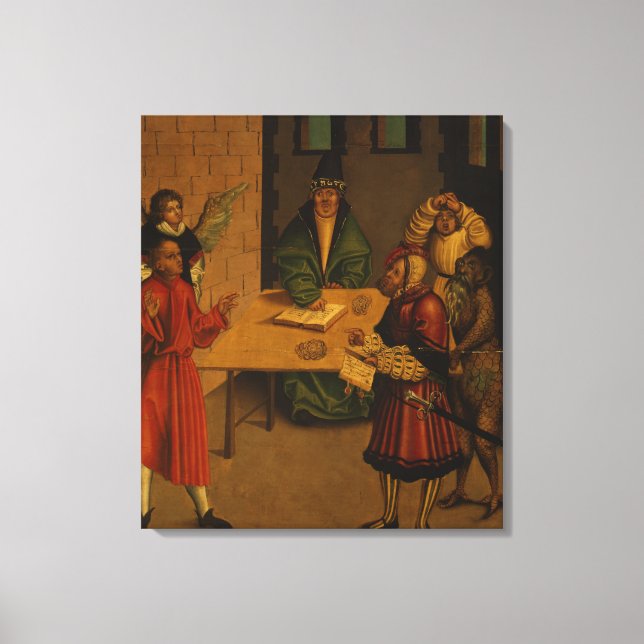 The Ten Commandments, 1516 Canvas Print (Front)