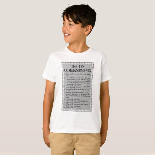 The Ten Commandments Bible Boy's T-Shirt