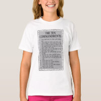 The Ten Commandments Bible Girl's