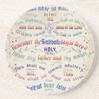 The Ten Commandments coaster