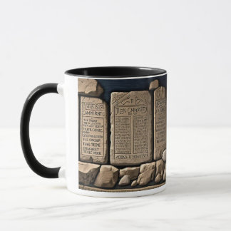 The Ten Commandments Coffee Mug 