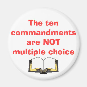 The ten commandments Magnet