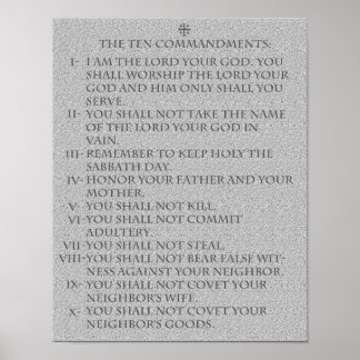 THE Ten Commandments: Poster