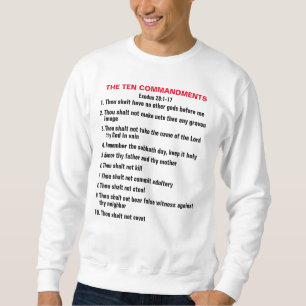 The Ten Commandments Sweatshirt