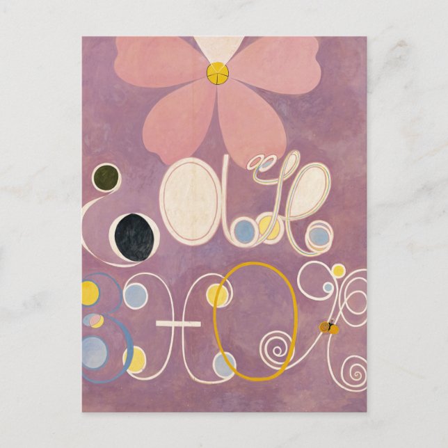 The Ten Largest, Group IV, No.5 by Hilma af Klint Postcard (Front)