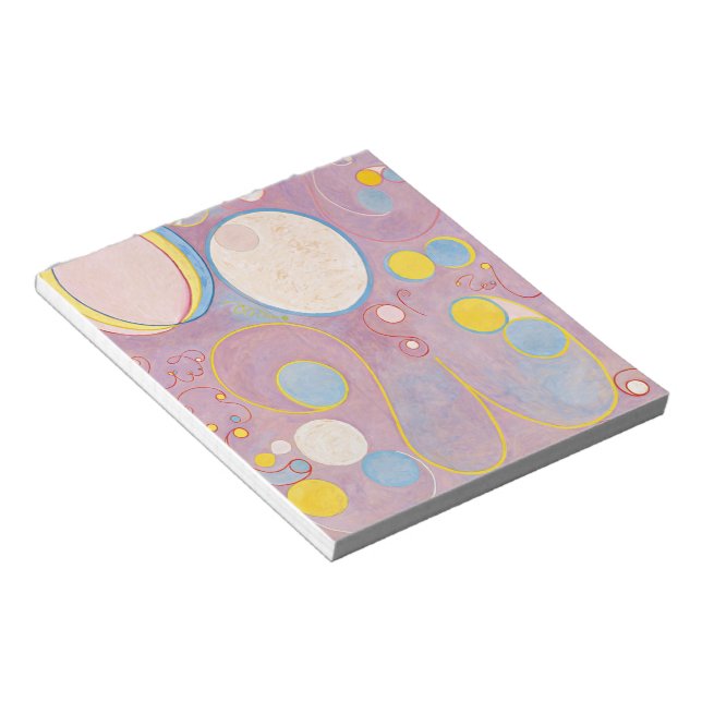 The Ten Largest, Group IV, No.8 by Hilma af Klint Notepad (Angled)