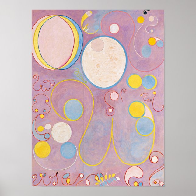 The Ten Largest, Group IV, No.8 by Hilma af Klint Poster (Front)