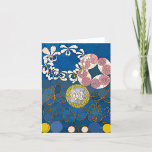 The Ten Largest, No.1, Dots, After Hilma af Klint Thank You Card