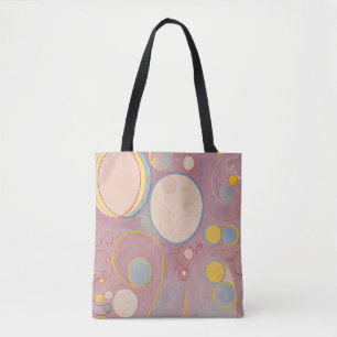 The Ten Largest No 8 Adulthood by Hilma af Klint Tote Bag