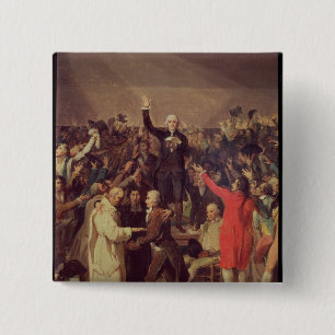 The Tennis Court Oath 15 Cm Square Badge