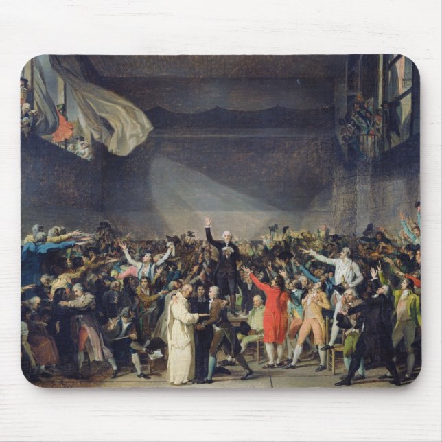 The Tennis Court Oath, 20th June 1789, 1791 Mouse Pad (Front)