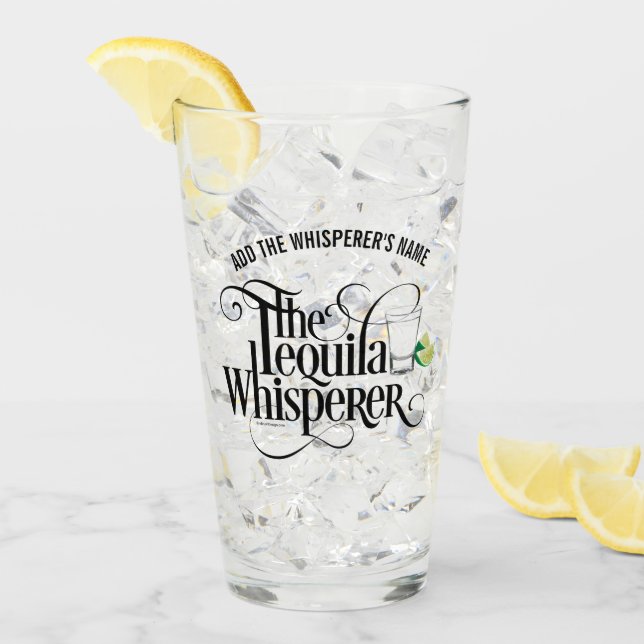 The Tequila Whisperer Glass (Front Ice)