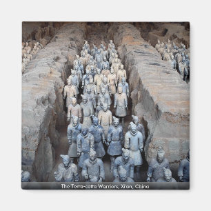 The Terra-cotta Warriors, Xi'an, China Magnet
