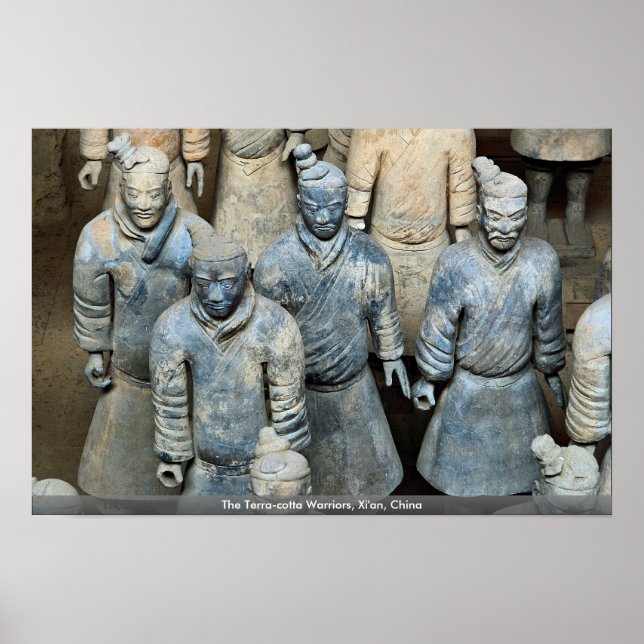 The Terra-cotta Warriors, Xi'an, China Poster (Front)