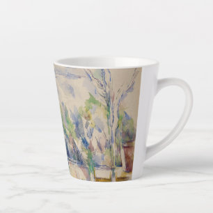 The Terrace at the Garden at Les Lauves, Cezanne Latte Mug