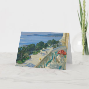 The Terrace, Cap d’Ail   Sir John Lavery Card