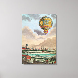 The Terrace of Monsieur Franklin at Passy Canvas Print