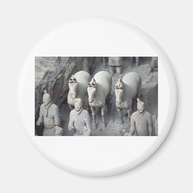 The Terracotta Army Warriors Magnet (Front)