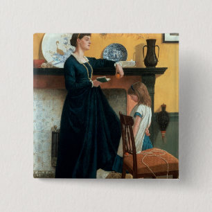 The Test 15 Cm Square Badge