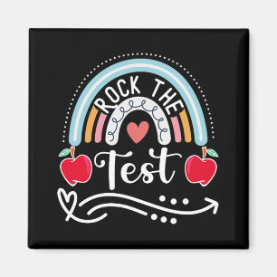 The Test Teacher Test Day Testing Day Funny Teache Magnet