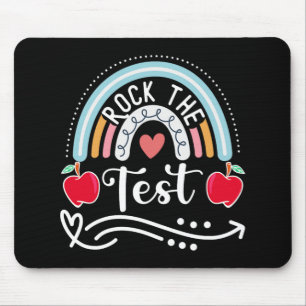The Test Teacher Test Day Testing Day Funny Teache Mouse Pad