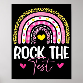 The Test Teacher Test Day Testing Day Funny Teache Poster