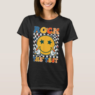 The Test Testing Day Retro Groovy Teacher Student T-Shirt