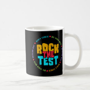 The Test Testing Day Retro Motivational Teacher St Coffee Mug