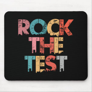 The Test Vintage Teacher Test Day Testing Day Teac Mouse Pad