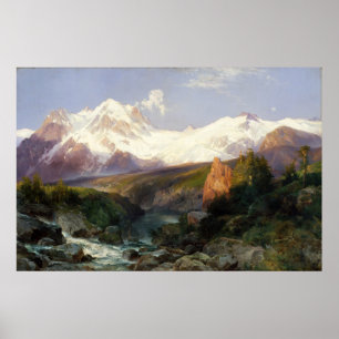 The Teton Range Poster