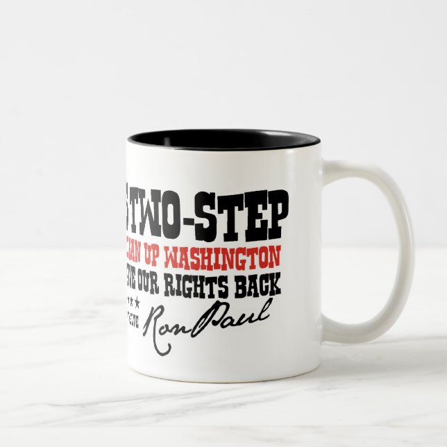 THE TEXAS 2 STEP Two-Tone COFFEE MUG (Right)