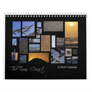 The Texas Coast Beach Calendar, a 2016 calendar