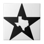 The Texas Lone Star State US Custom Ink Tile<br><div class="desc">This Texas Lone Star State design from U.S. Custom Ink is nice and simple.  The big Lone Star of Texas has a state outline of Texas inside it.  Texas is the Lone Star State.  This is a great design to show your Texas pride!</div>