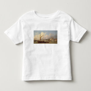 The Thames and the Tower of London supposedly on t Toddler T-Shirt