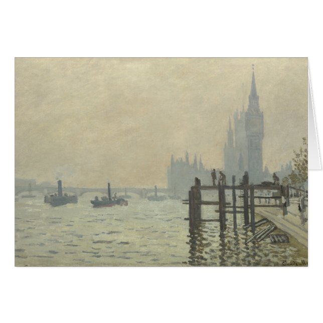 The Thames Below Westminster by Claude Monet (Front Horizontal)