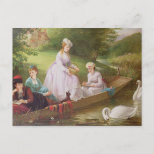 The Thames Swans Postcard