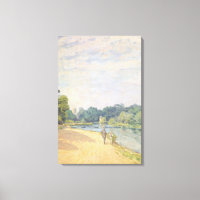 The Thames with Hampton Church, 1874