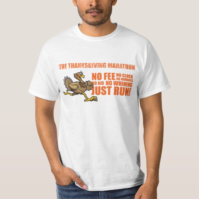 The Thanksgiving Marathon T-Shirt (Front)