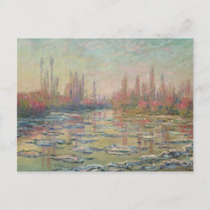 The Thaw on the Seine, near Vetheuil, 1880 Postcard