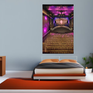 The theatre   AI Art Poster