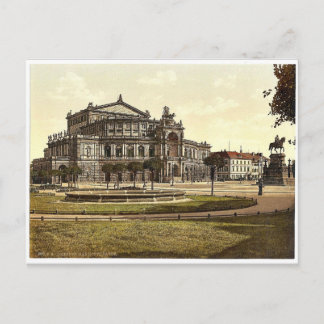 The theatre, Altstadt, Dresden, Saxony, Germany ra Postcard