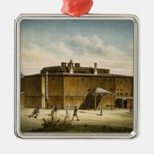 The theatre at Dresden Metal Tree Decoration