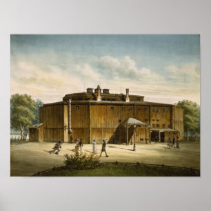 The theatre at Dresden Poster