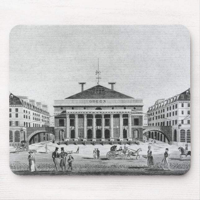 The Theatre de l'Odeon, 1830 Mouse Pad (Front)