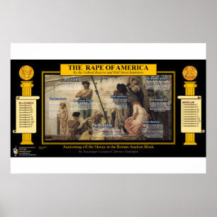 The Theft of America - Auction Block Poster