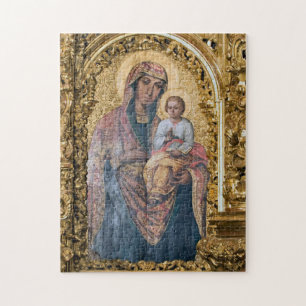 The Theotokos and the Christ Child Orthodox Icon Jigsaw Puzzle