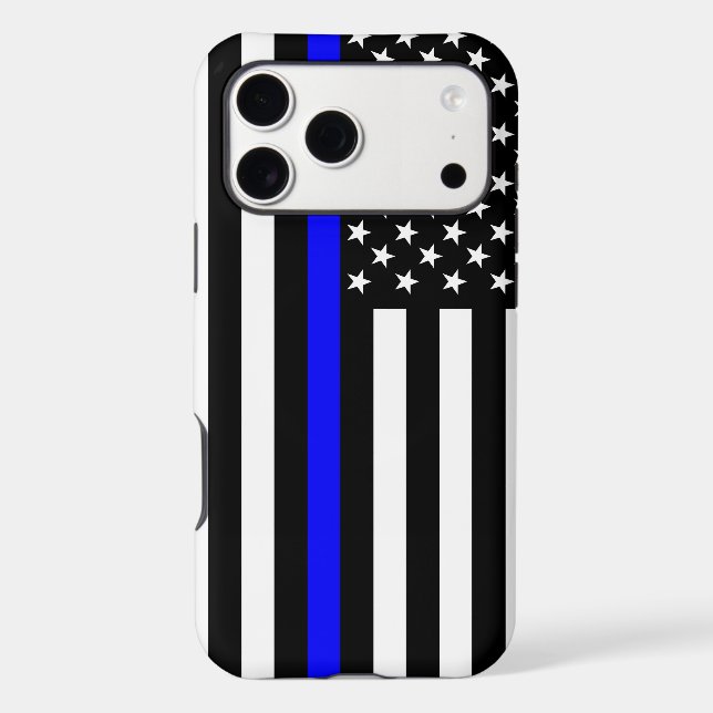 The Thin Blue Line American Flag (Back)
