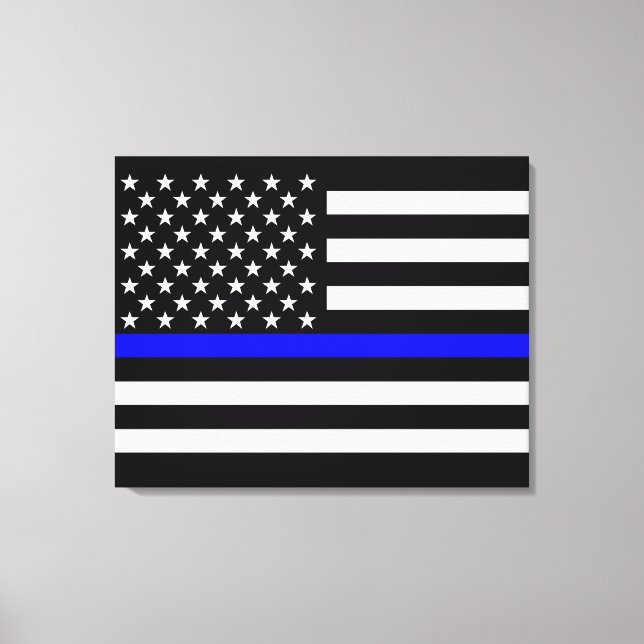 The Thin Blue Line American Flag Decor (Front)