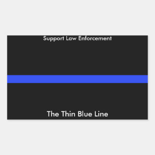The Thin Blue Line Custom Sticker