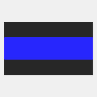 The Thin Blue Line Rectangular Sticker